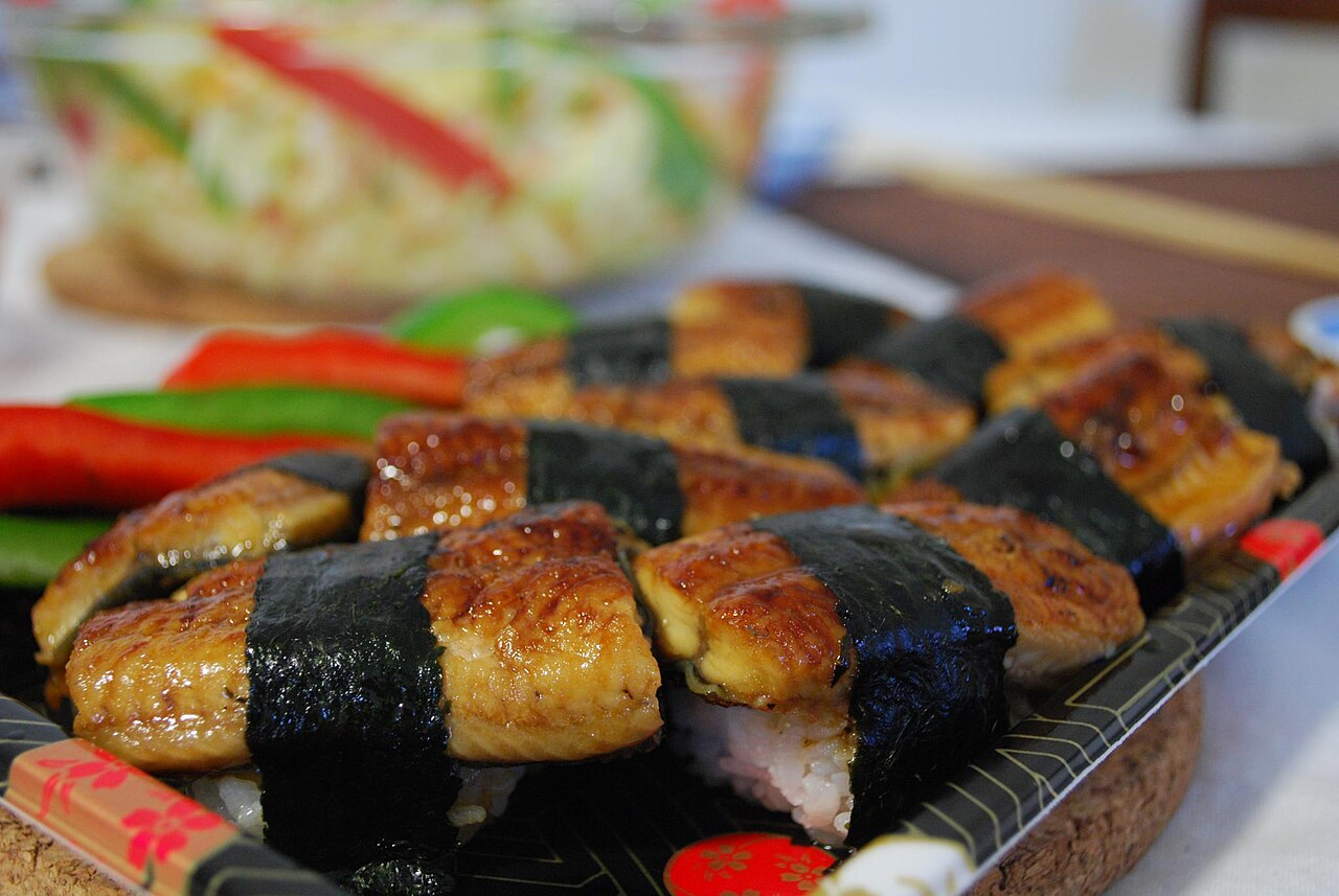 Unagi Nigiri Sushi Suzuran Japan Foods Trading