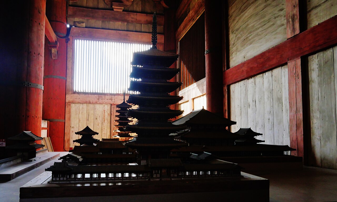 Nara Todai ji Daibutsuden Interior Model