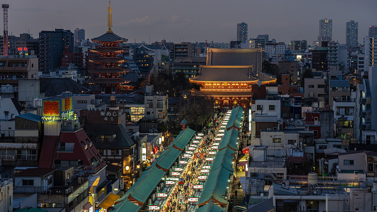 Overview of Sensoji temple